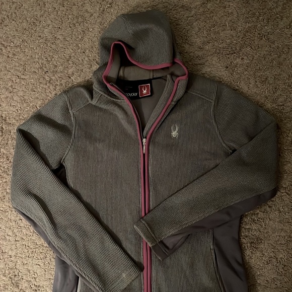 Womens Size XL-Spyder Gray Jacket Great condition! - Picture 3 of 3